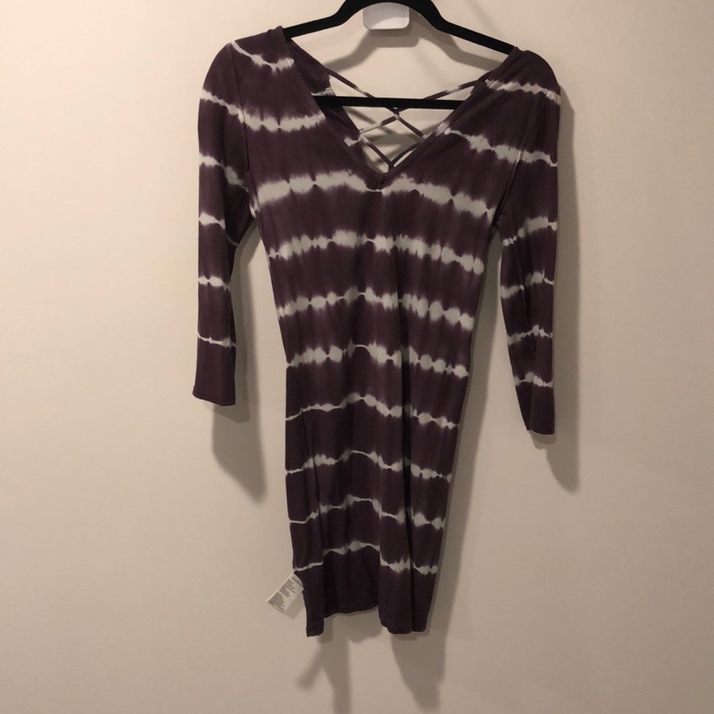 Tie dye body con dress